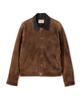 Schott NEWBIE SUEDE LEATHER Size JACKET, Men's, L, 050, Brown, 782-5250009