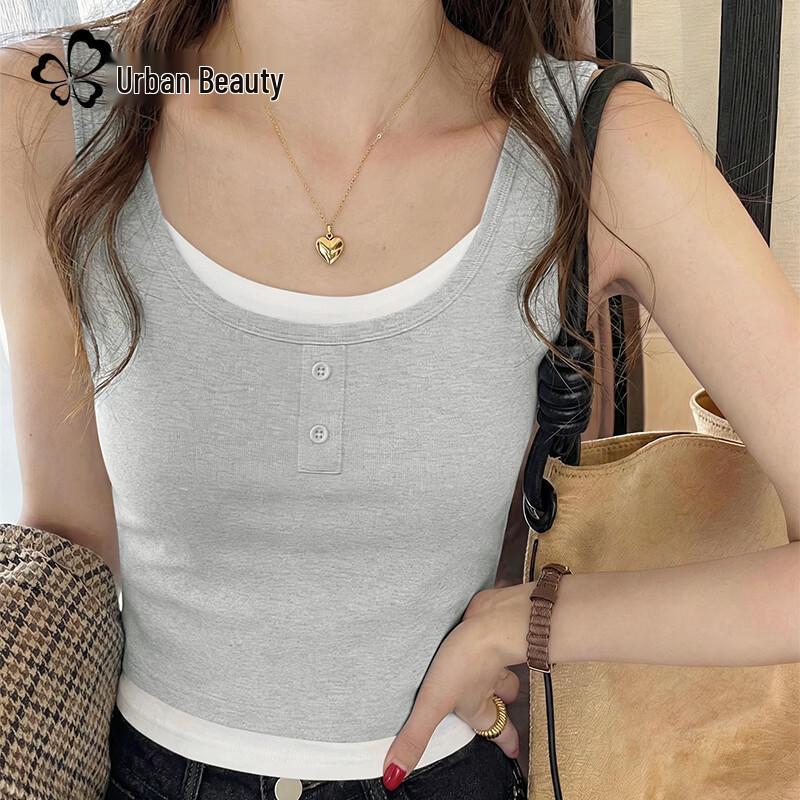 Женский рубчатый топ-henley XL