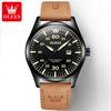 OLEVS 9962 Oem logo Watch Waterproof  Fashion Classic Relojes  Wrist Custom Calendar Leather Luxury Men Quartz Watches