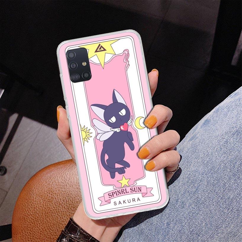 Cardcaptor Sakura Cute Magical Girl Phone Case For Samsung Galaxy A52 A32 A22 A12 A51 A31 A50S A30S A20S A10S Note 20 Ultra 10 P