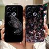 Beautiful Floral Phone Case For Infinix Note 40 4G / Note40 Pro / Note 40 Pro+ (40 Pro Plus) Soft Silicone Cover Bumpers