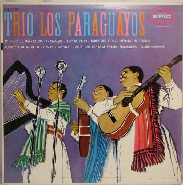 Виниловая пластинка TRIO LOS PARAGUAYOS Trio Los Paraguayos LN3189 Epic 1961 Канада Латинская б/у