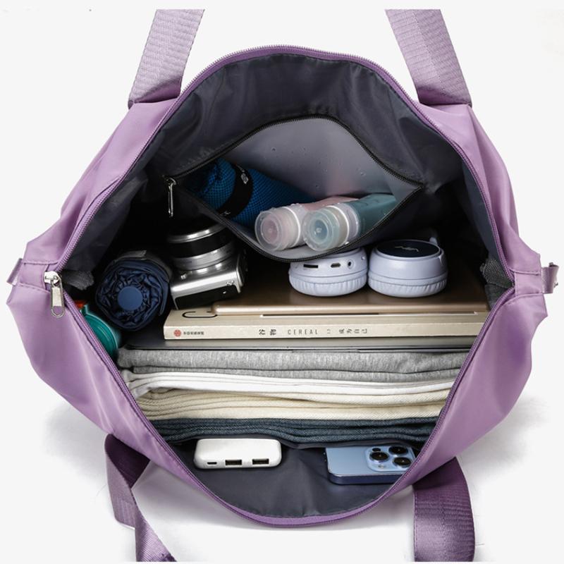 Double Layer Expansion Large Capacity Travel Bag Dry-wet Separation Handbag Lightweight Universal Outdoor Fitness Yoga Bag