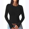 European & American Women's Autumn/Winter Slim Long Sleeve Top – Sexy & Warm Base Layer
