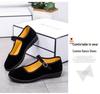 2024 Summer Non-slip Soft Sole Breathable Black Shoes for Work and Dance