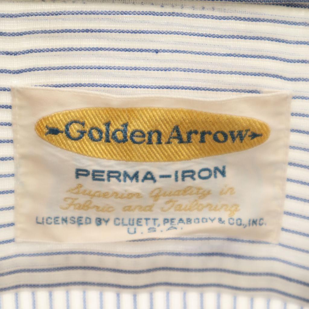 Golden Arrow 70s 80s vintage Short sleeve shirt Blue Men's Used