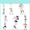 Figura Colecionável Adorável de Acrílico da Hololive Incluindo Aqua Akai Shirakami Pekora Natsuiro Inugami Sakura