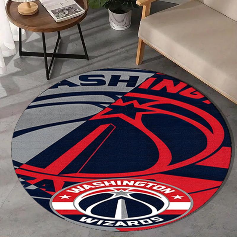 Washington basketball Logo Round Rug for Livingroom,Bedroom, Palyroom, Chair Rug, Area rug, Circle Carpet, Large Size Fan Christmas gift