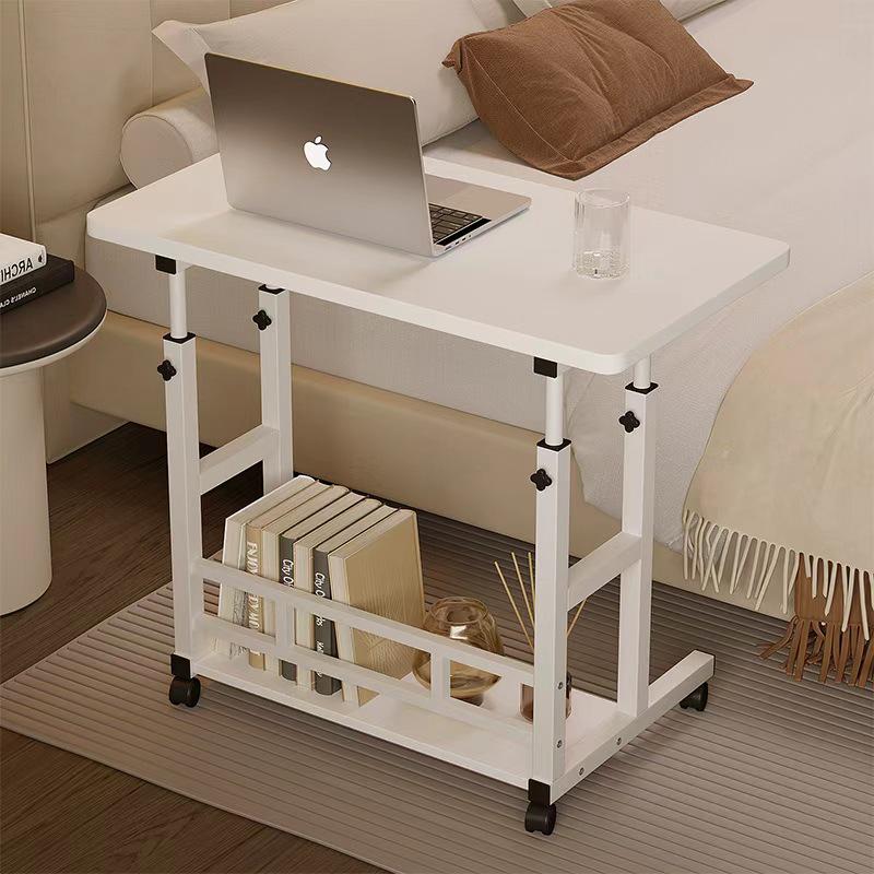 Mobile Study Desk: Adjustable Bedside Computer Table for Dorms & Bedrooms