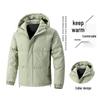 Men's Plus Size M-8XL Winter Cotton Hooded Puffer Jacket - Thick, Loose Fit for Couples