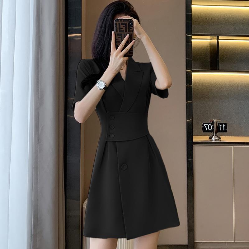 2025 Spring/Summer Petite Professional Women's Suit Dress: Elegant Workwear Skirt