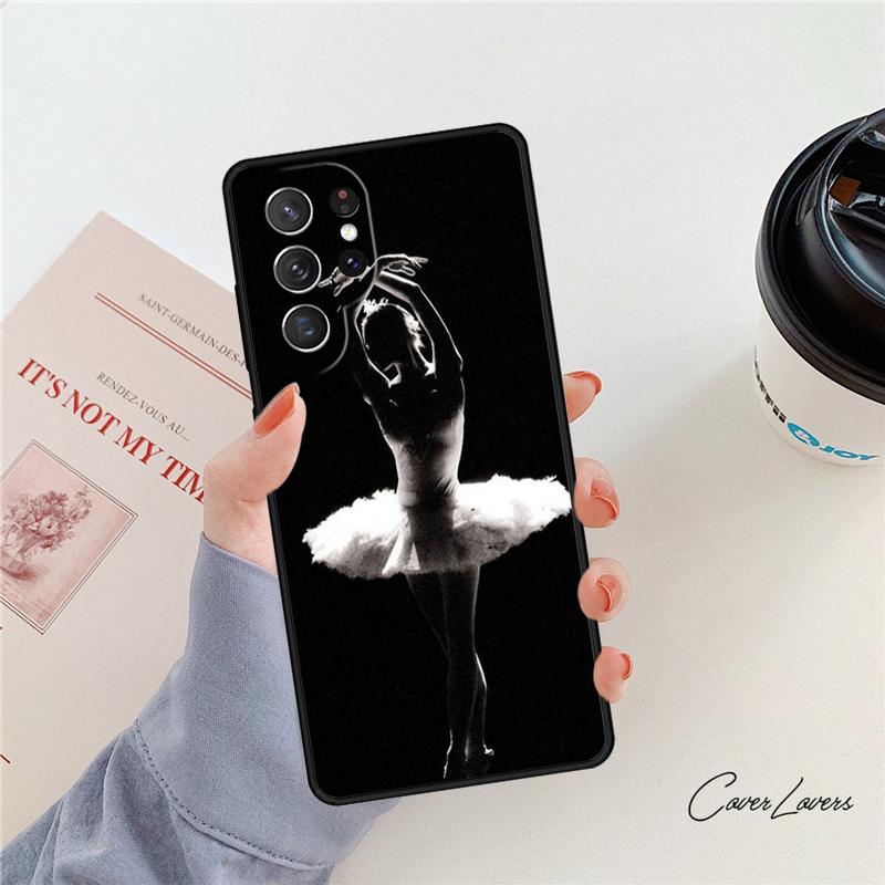 Ballerina Dance phone case For Samsung Galaxy S24 S25 S23 S22 Ultra Note 10 20 Plus S20 S21 FE Cover