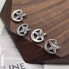 5pcs Super Sparkling Heart Shaped Copper Zircon Buttons Fashion Women's Cardigan Sweater Shirt