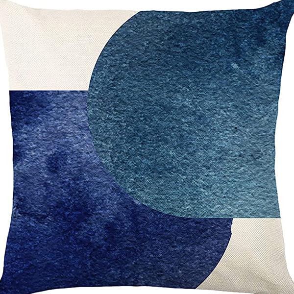 Popular Simple Abstract Geometric Pillow Case Nordic Morandi Home Sofa Car Cushion Cover