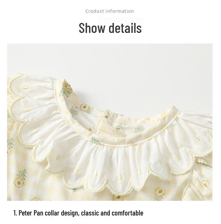Entzückender Sommer-Babybody – Süßer, stylischer Prinzessinnen-Strampler mit Windelüberzug