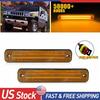 Front Fender Amber Len LED Side Marker Turn Signal Lights For 2003-09 Hummer H2