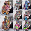 Ins Bunte Graffiti Regenbogen Handyhülle Für Samsung Galaxy S25 S23 S30 S8 S21 S20 FE S24 S22 Note 10 20 Plus lite Ultra