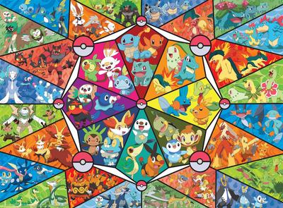 Buffalo Games Pokemon Glass Başlangıç 1000 Parça Yapboz Yetişkinler İçin Zorlu Bulmaca Oyun Gecesi İçin Mükemmel Bitmiş Boyut x - - Lekeli - - -
