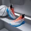 Anta Kids KT9 Thompson 9th Generation Non-Slip Shock Absorbing Wear-Resistant Mid-Top Basketball Shoes Bright Orange Kids basketball shoes 312341130-4