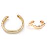 Ingemark Exaggerated Heavy Metal Wave Open Torques Choker Necklace for Women Goth Irregular Chain Grunge Jewelry Steampunk Men