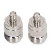 2Pcs N Female to SMA Female Adapter RF Coaxial Coax Cable Connector Home Audio Accessories