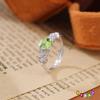 Natural Stone Spike Safety Ring S925 Sterling Silver Ring Women's Senior Adjustable Non-fading Daily Jewelry Gift
