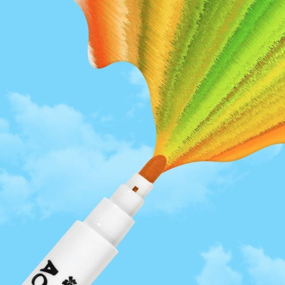 Drawing Acrylic Paint Marker Set Graffiti Colorful Painting Pen  Student