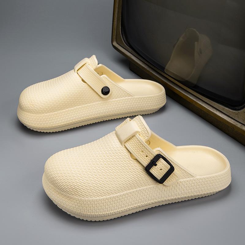 

2025 summer new outdoor beach breathable non-slip comfortable hot-selling couple EVA Baotou sandals 45 хаки