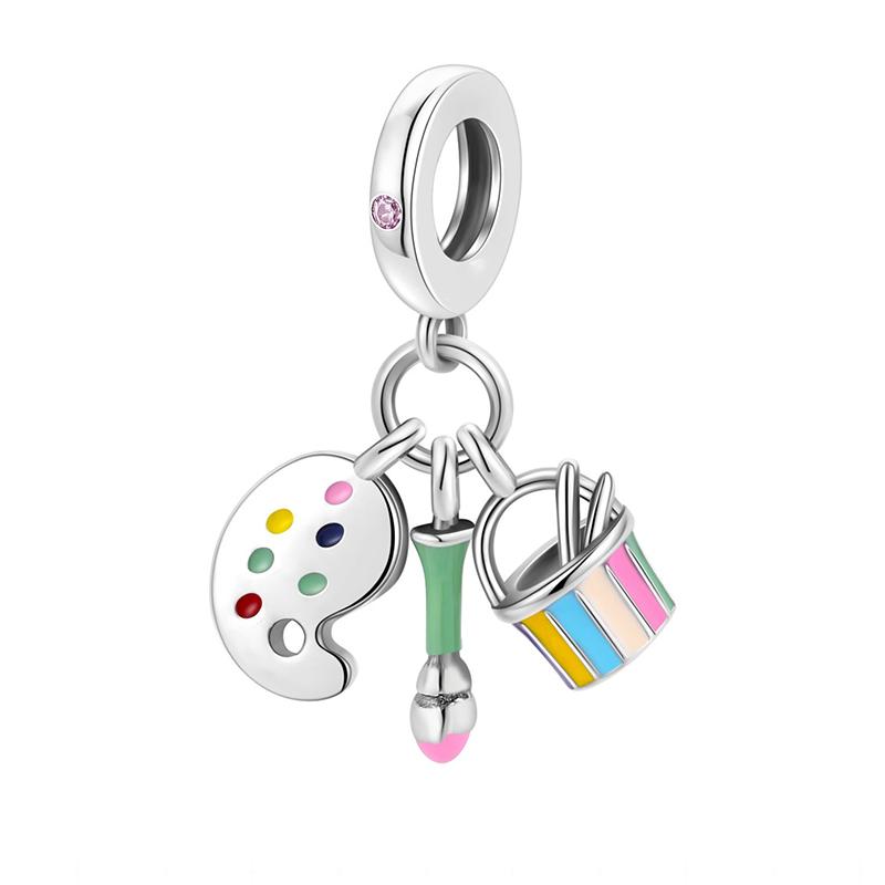 Multiple Series Charm Bead Pendant Applicable To European Plating Copper Jewelry & Diy Making Unique Fine Bracelet Gift