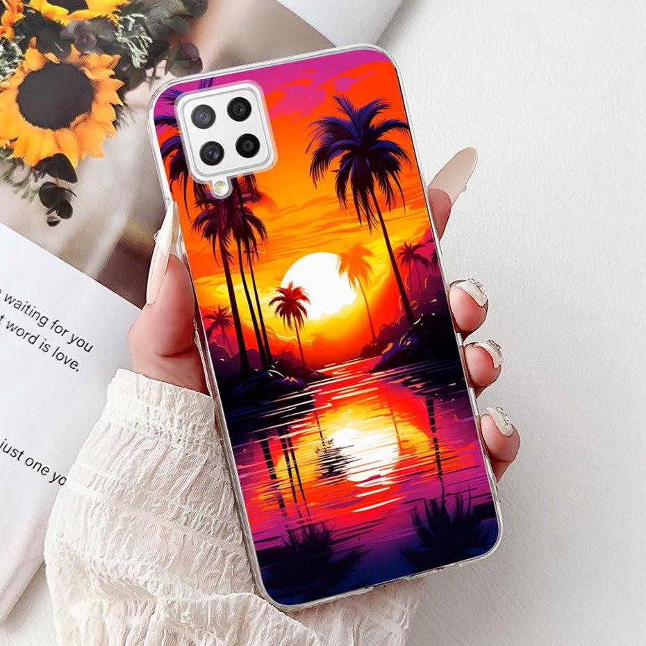 New Fashion Painting Case For Samsung Galaxy A22 A225F A226B Soft Silicone TPU Phone Cases For Samsung A22 4G 5G Cover Bumpers