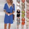 Women's Loose Vertical Stripe Mid-Length Shirt - Casual Fashion Long-Sleeve Style
