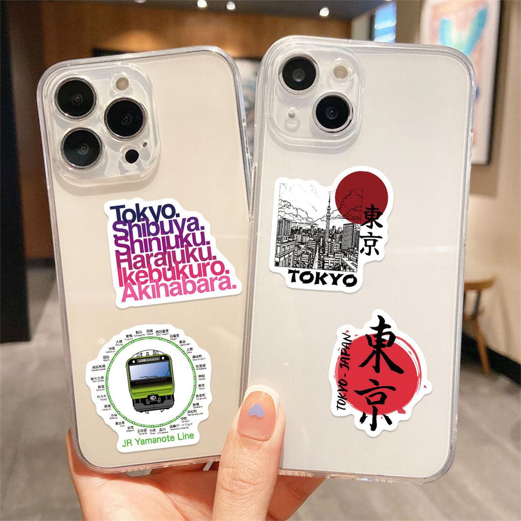 100Pcs Japanese Style Graffiti Stickers Waterproof DIY Stickers for Guitar Luggage Decoration