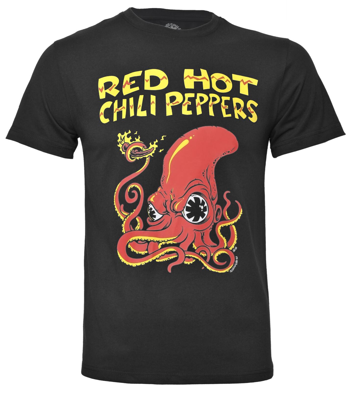 Футболка Red Hot Chili Peppers Осьминог RHCP Официальная Новая S
