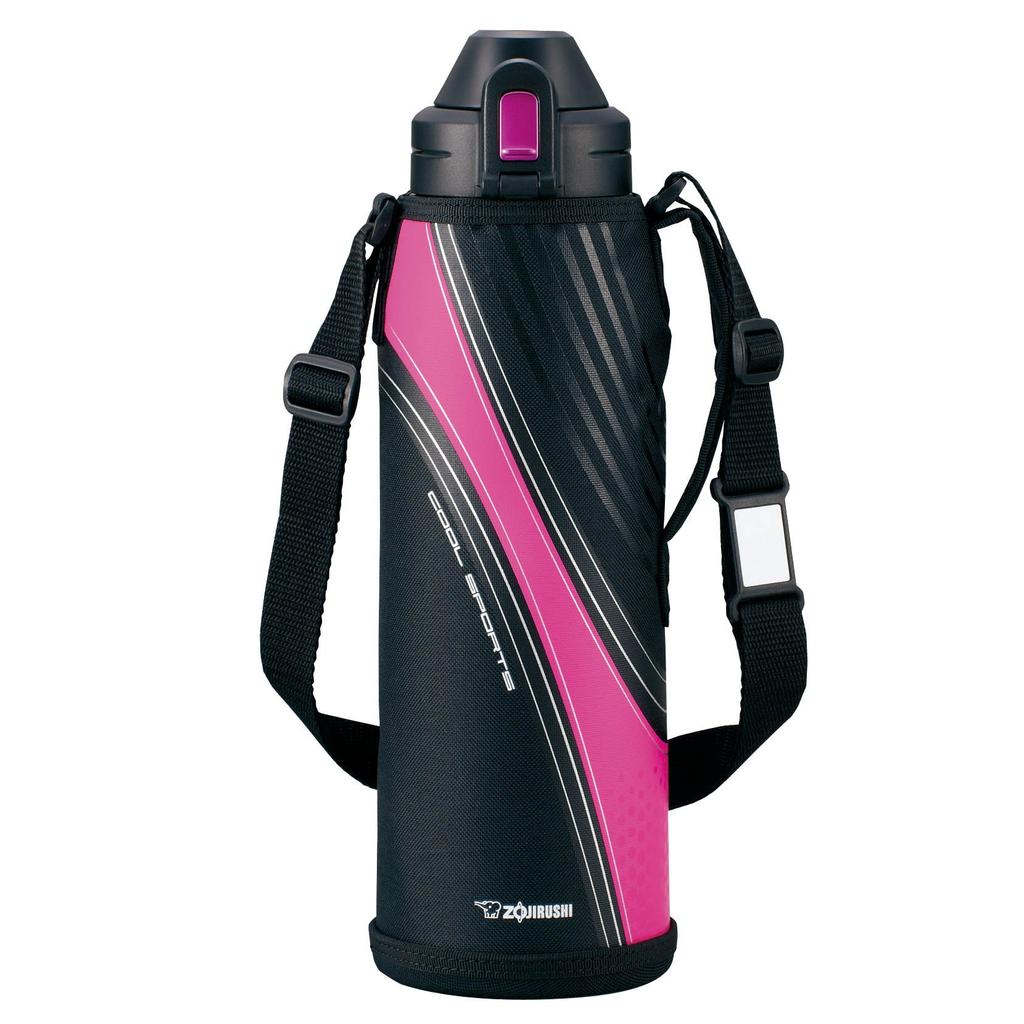 Zojirushi Stainless Steel Cool Pink Bottle, 1.55L, Black, SD-AD15-PK