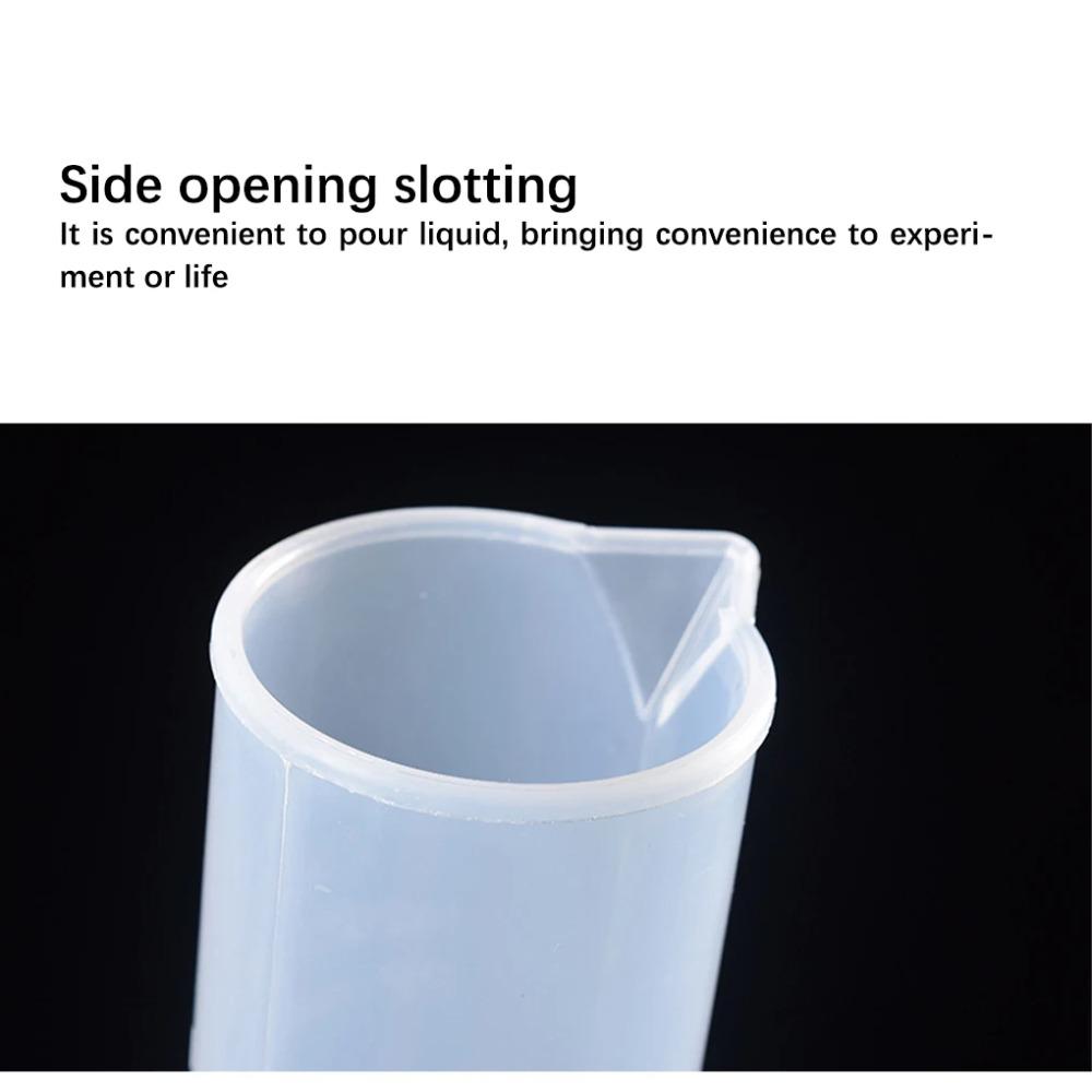 4 STÜCKE Messbecher Ausreichend Labormessgerät Professionelle Werkzeuge Proberohr Transparenter stabiler Zylinder für die Messung