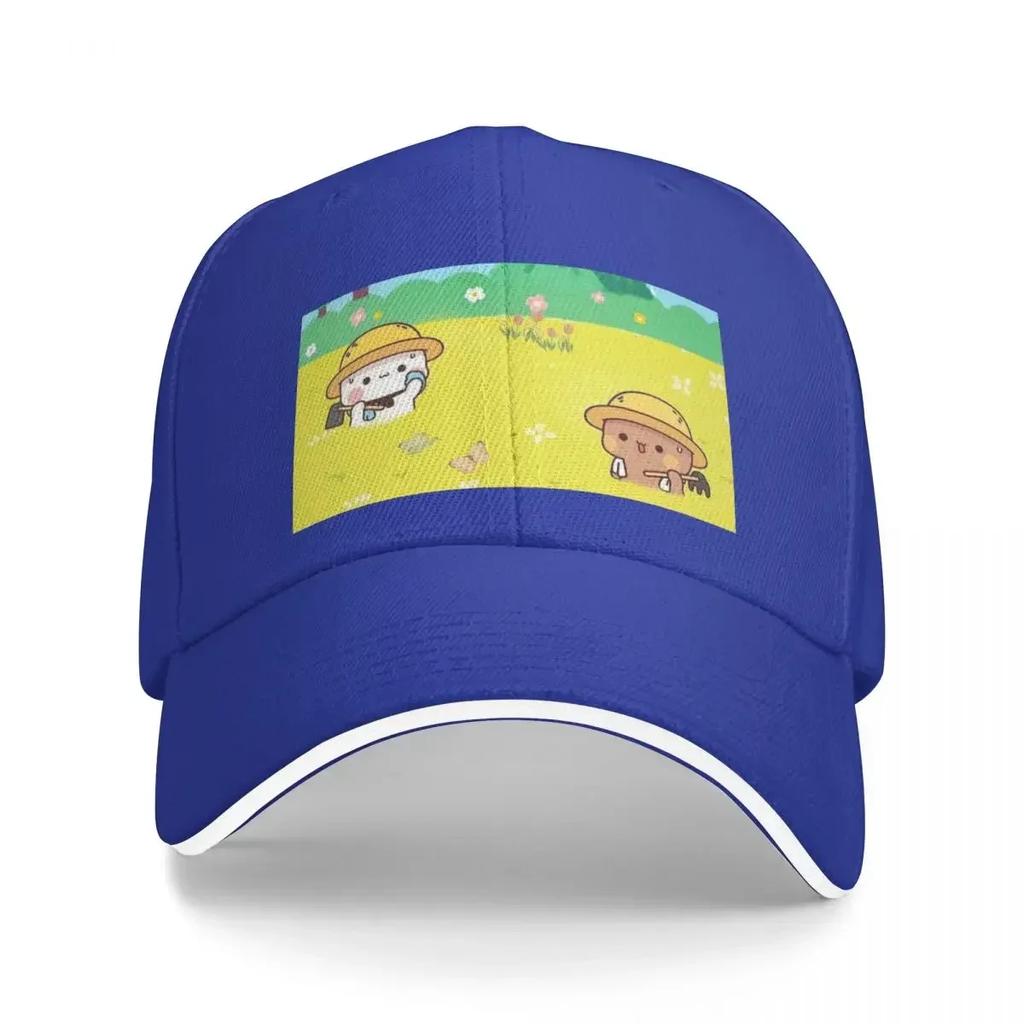 Cute Couple Dudu And Bubu Are Hard Working On The Field Baseball Cap Military Cap Unisex Luxury Brand Sports Cap Hats Unisex Womens