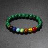 7 Chakra Diffuser Bracelets Men Women Natural Lava Stone Crystal Healing Anxiety Jewelry Mandala Yoga Meditation Bracelet Gift