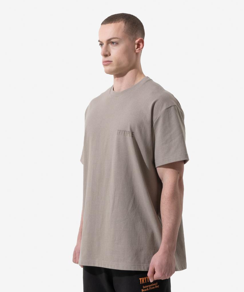 NOICE STUDIO Expose Oversided Short Sleeve T-Shirt - Taupe