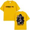 CAPCOM Game Resident Evil Graphic T Shirt Unisex Women Vintage Fashion Short Sleeve Tshirt Casual 100 Cotton Summer Streetwear