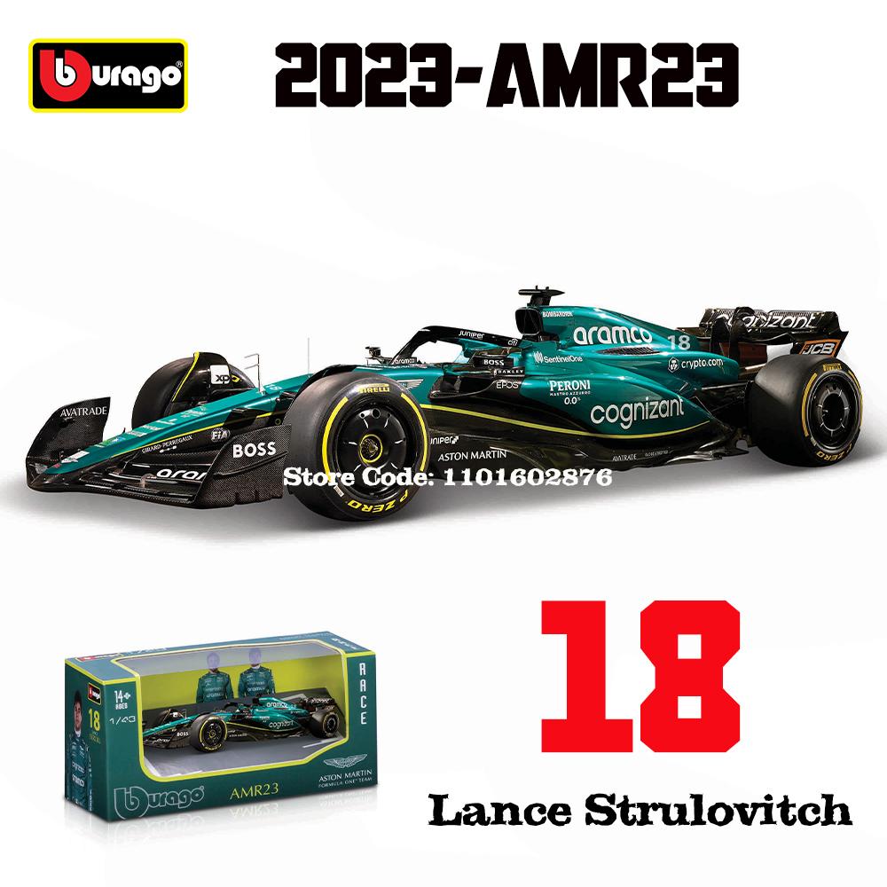 

Bburago 1:43 2023 F1 Red Bull Racing RB19 Las Vegas Livery 1# Verstappen 11# Perez Special Paint Formula One Alloy Super Toy Car