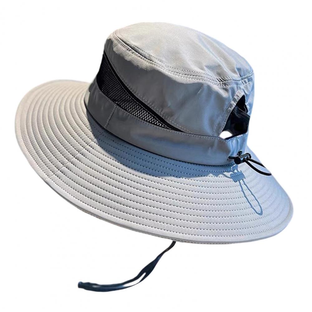 Sun Protection Hat Breathable Mesh Baseball Cap Men’s Sun Hats with Uv Protection Wide Brim Bucket Hat Breathable for Outdoor