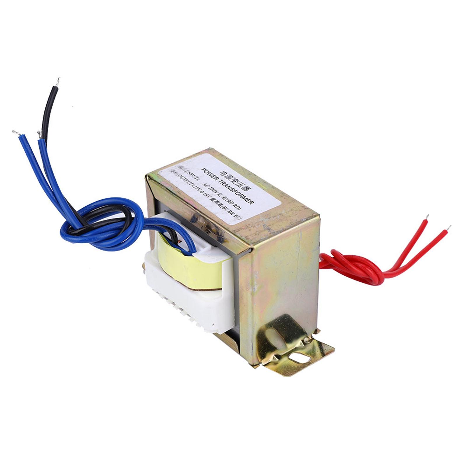 

18 В 50 Вт силовой трансформатор переменного тока 220 В на двойной переменный ток 18 В для 2,1-канального усилителя платы предусилителя(18В 50Вт )