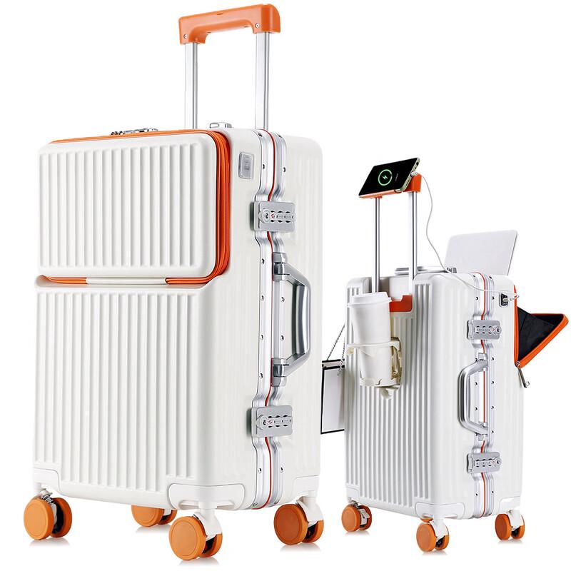 

KINGSGEAR Front-Opening Aluminum Frame Suitcase