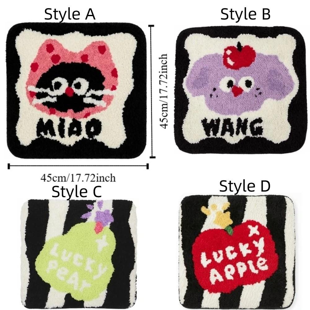 Cartoon Pattern Chair Pad Thickened Sofa Cushion Plush Cushion Office Mat  Car Seat