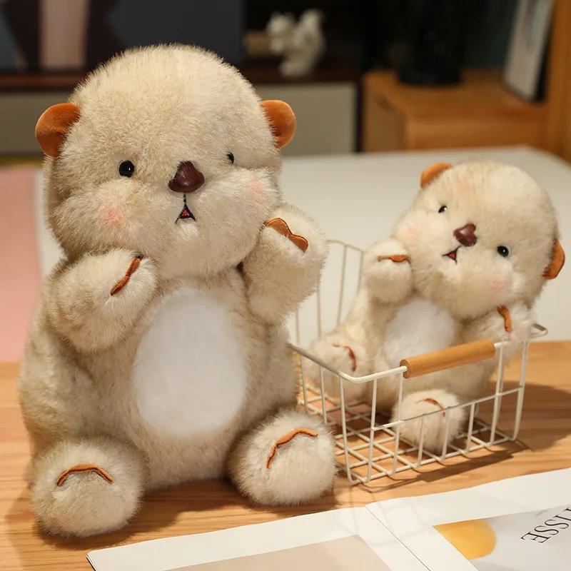 20~40cm Vidră Respiratoare Somn și Partener de Joacă Vidră Jucărie de Pluș pentru Bebeluși Umplută Senzorială Confortabilă Cadouri pentru Bebeluși Nou-Născuți