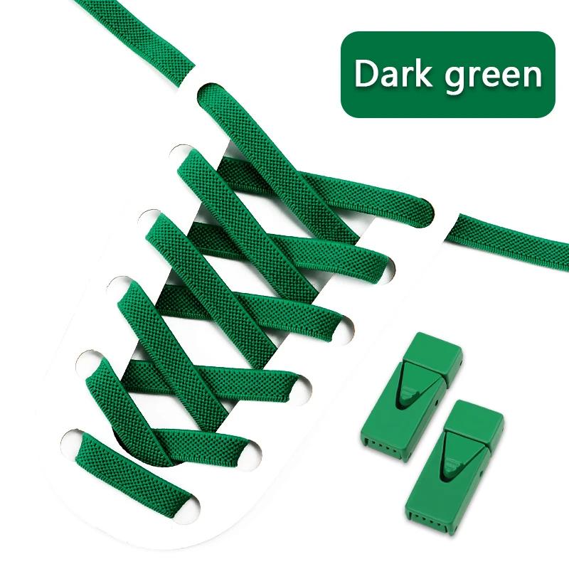 Colorful Lock Elastic Laces Sneakers Shoelaces Without Ties Tennis No Tie Shoe Laces Kids Adult Wide Shoelace Shoe Accessories