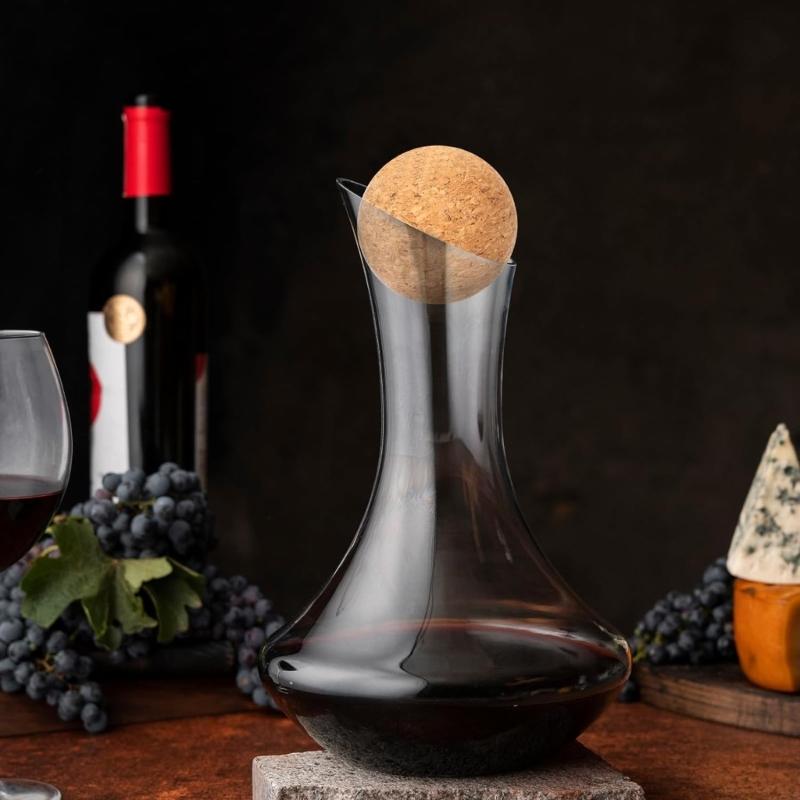 2pcs/set Practical Cork Ball Stoppers Easy To Use Soft Wood Ball Stoppers Convenient Ball Stoppers for Wine Bottles