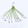 10-in-1 Universelles Multi-Kopf-USB-Ladekabel Schnellladekabel Tragbares Kabel für Handy Ohrhörer Powerbank Outdoor-Nutzung