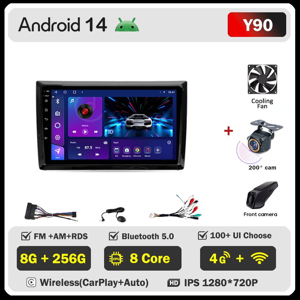 Android 14 For VW Volkswagen Beetle A5 2011 - 2019 Stereo Head Unit Mirror Link GPS Navigation Autoradio Car Intelligent Systems