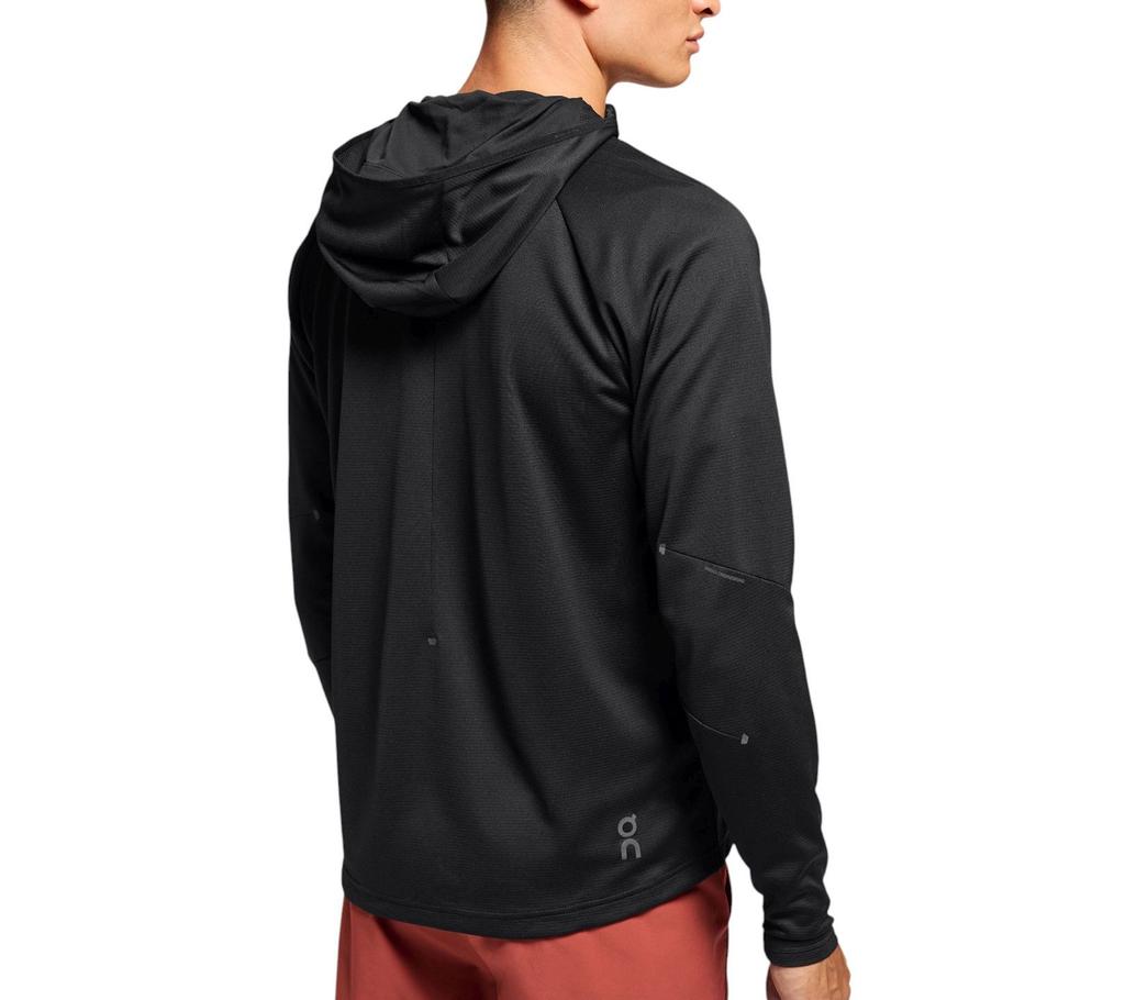 On Running Climate Zip Hoodie - Men's Winter Sport Leisure Jacket Running Jacket Black 1ME10250553 ORIGINAL